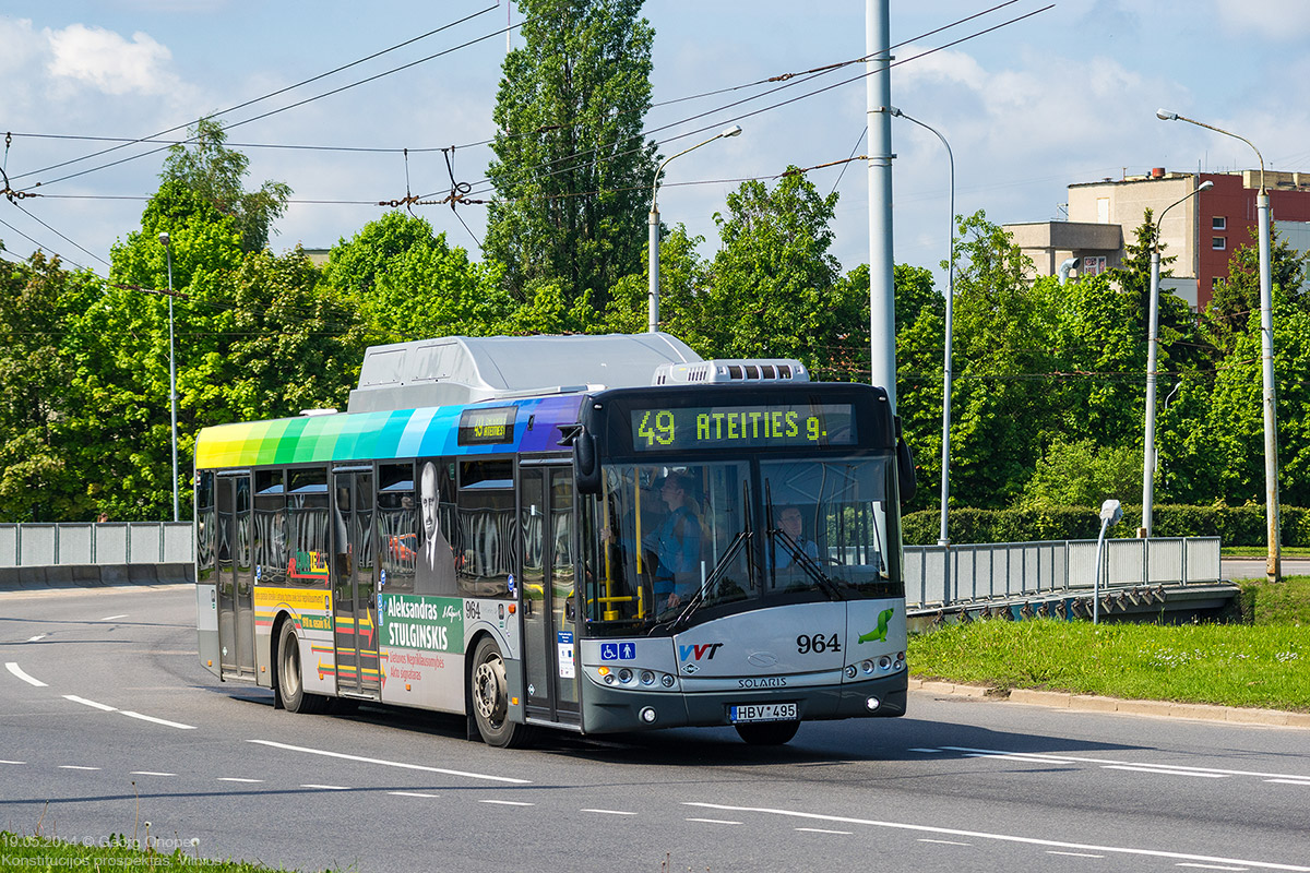 Vilnius, Solaris Urbino III 12 CNG Nr. 964