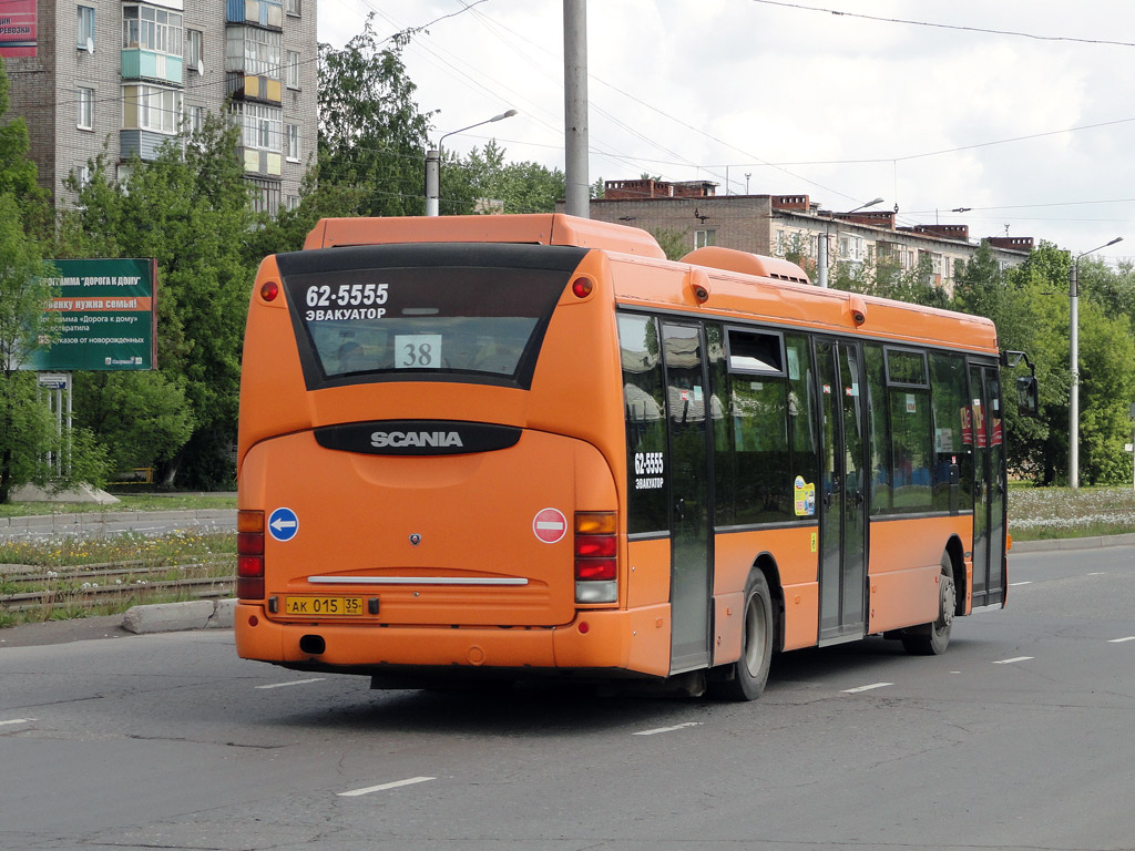Cherepovets, Scania OmniLink CL94UB 4X2LB # АК 015 35