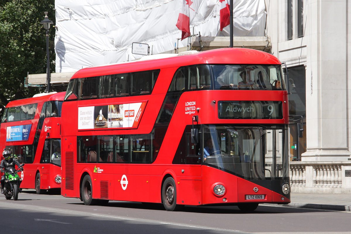 London, Wright New Bus for London # LT69