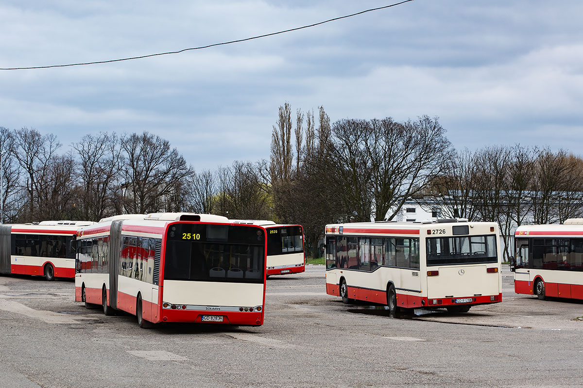 Gdańsk, Solaris Urbino III 18 # 2510; Gdańsk, Mercedes-Benz O405N2 # 2726