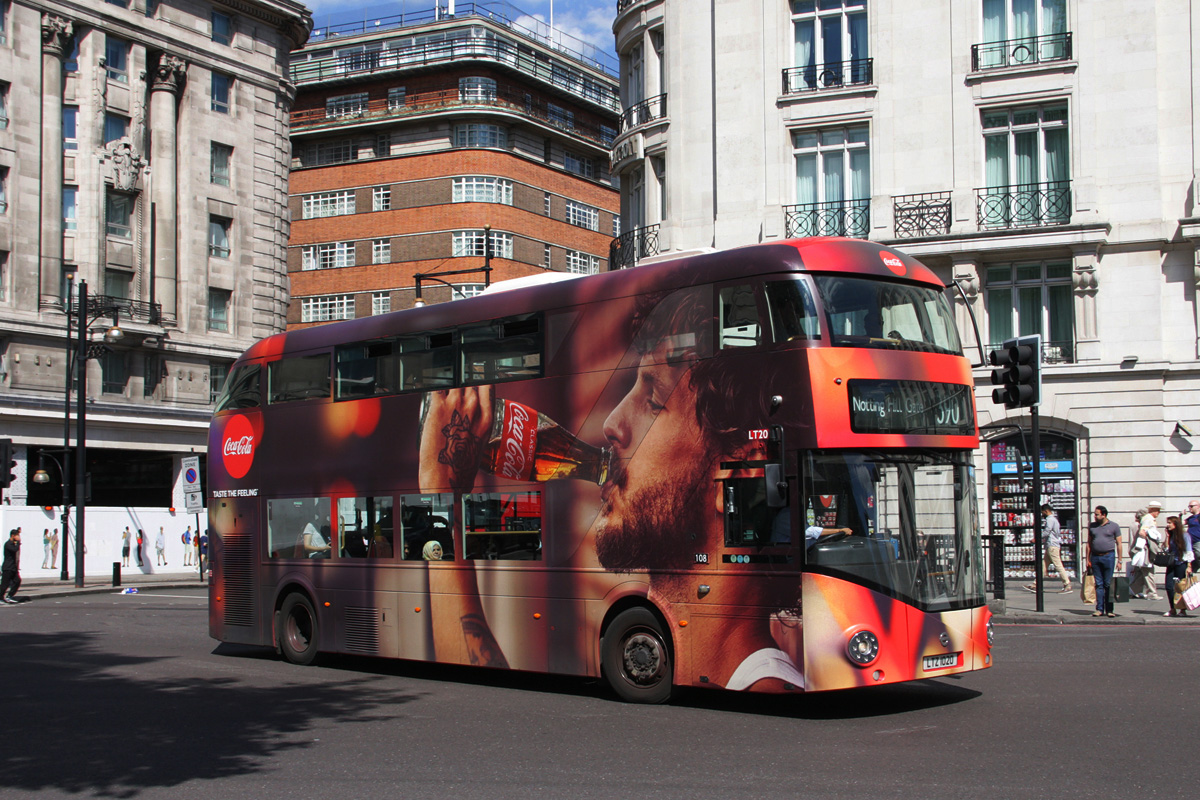 London, Wright New Bus for London # LT20