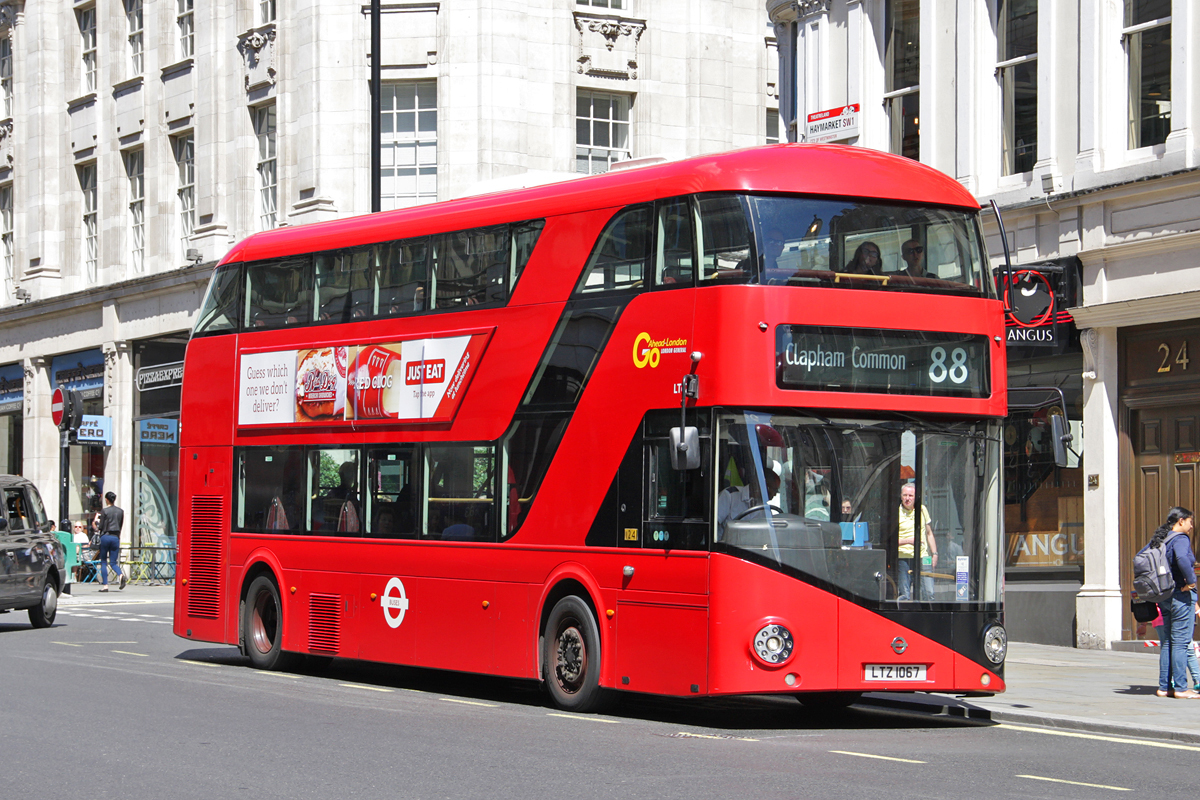 London, Wright New Bus for London # LT67