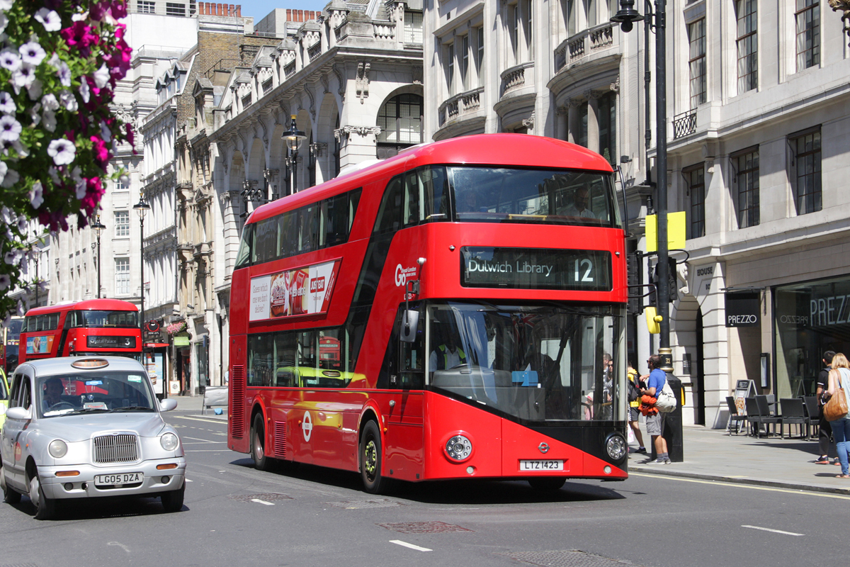London, Wright New Bus for London # LT423