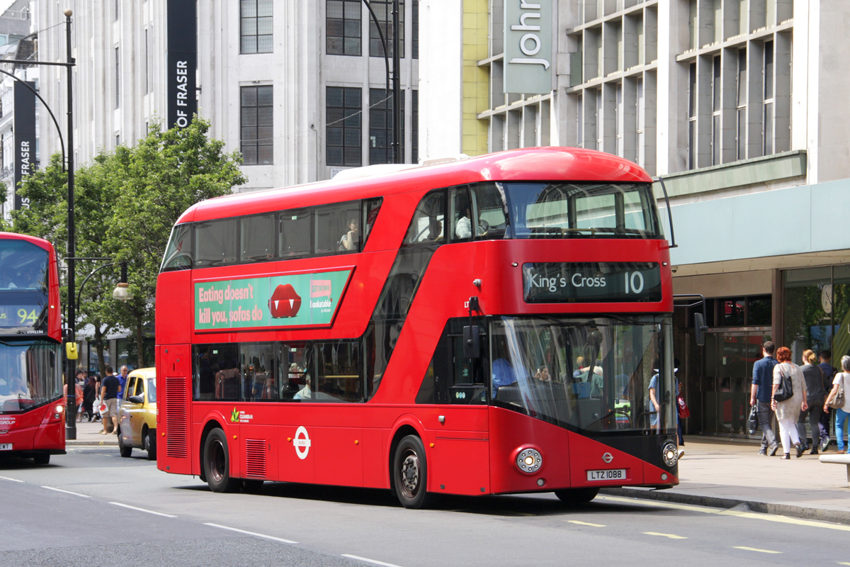 London, Wright New Bus for London # LT88
