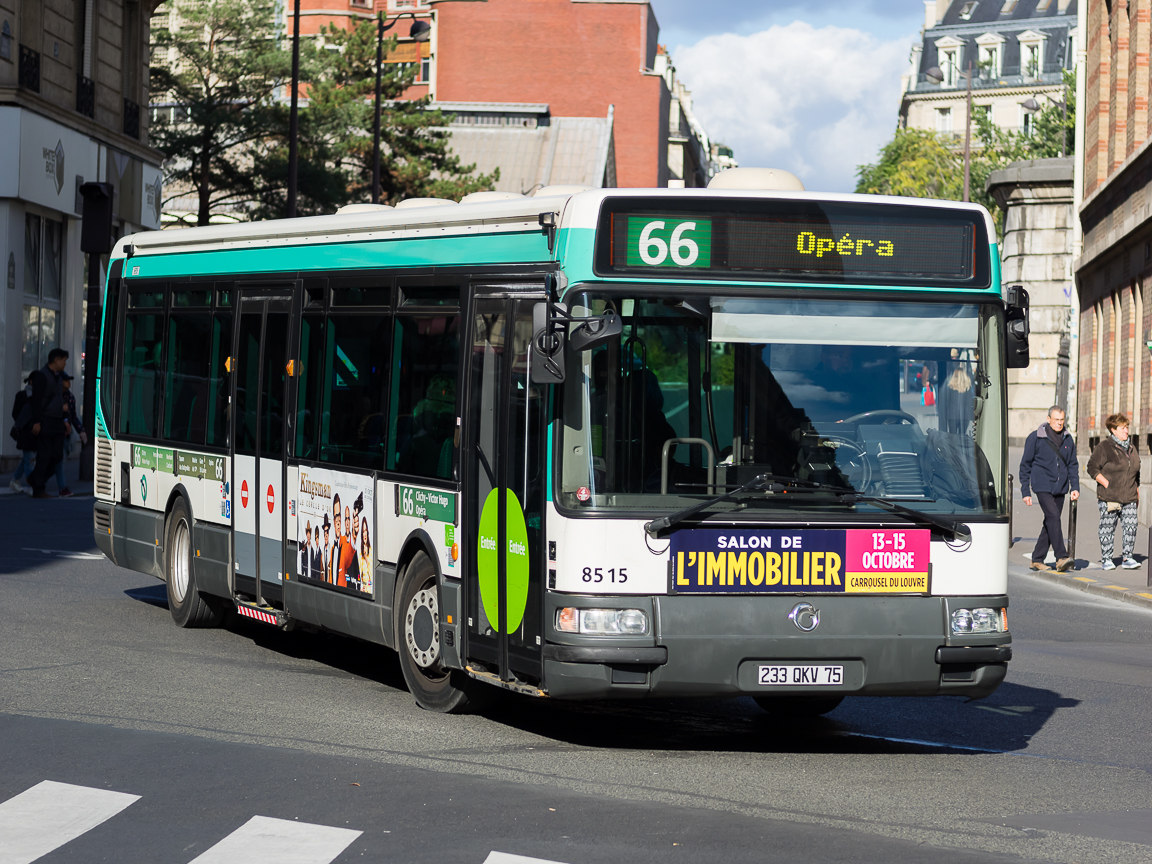 Paris, Irisbus Agora Line No. 8515