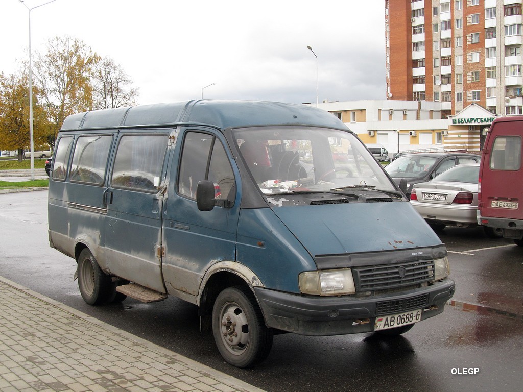 Mogilev, GAZ-3221* № АВ 0688-6