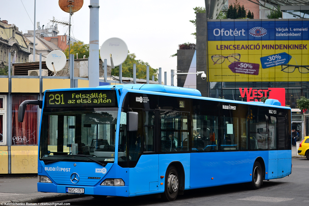 Будапешт, Mercedes-Benz O530 Citaro № NGC-151