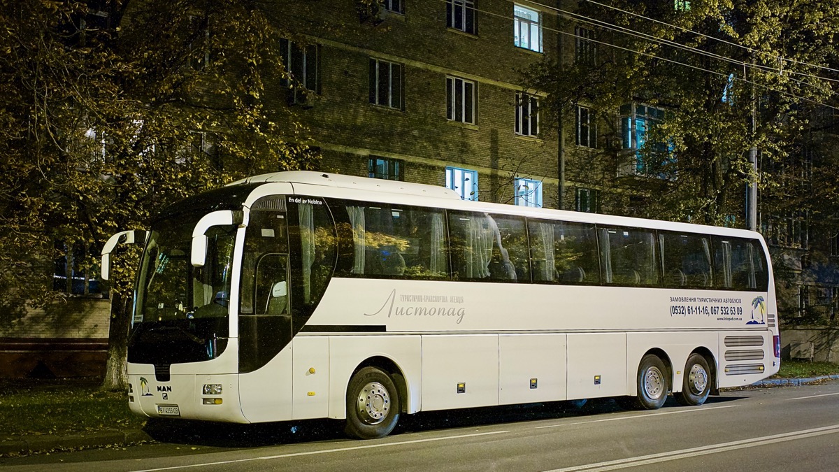 Poltava, MAN R08 Lion's Top Coach RHC414 # ВІ 4355 СВ
