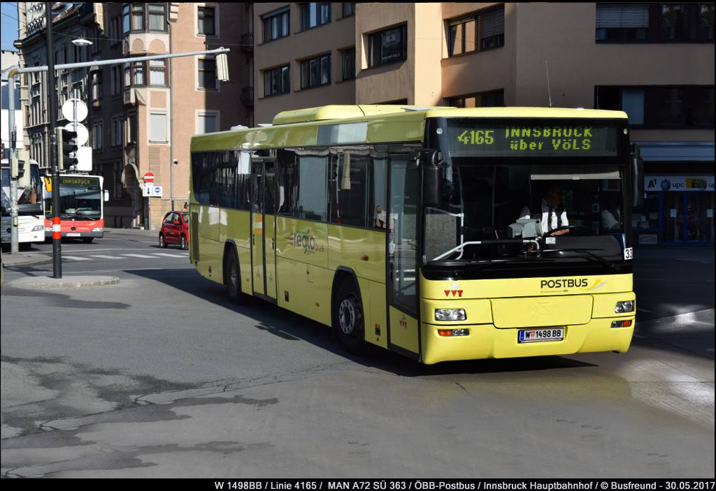 Innsbruck, MAN A72 Lion's Classic SÜ363 № 2203