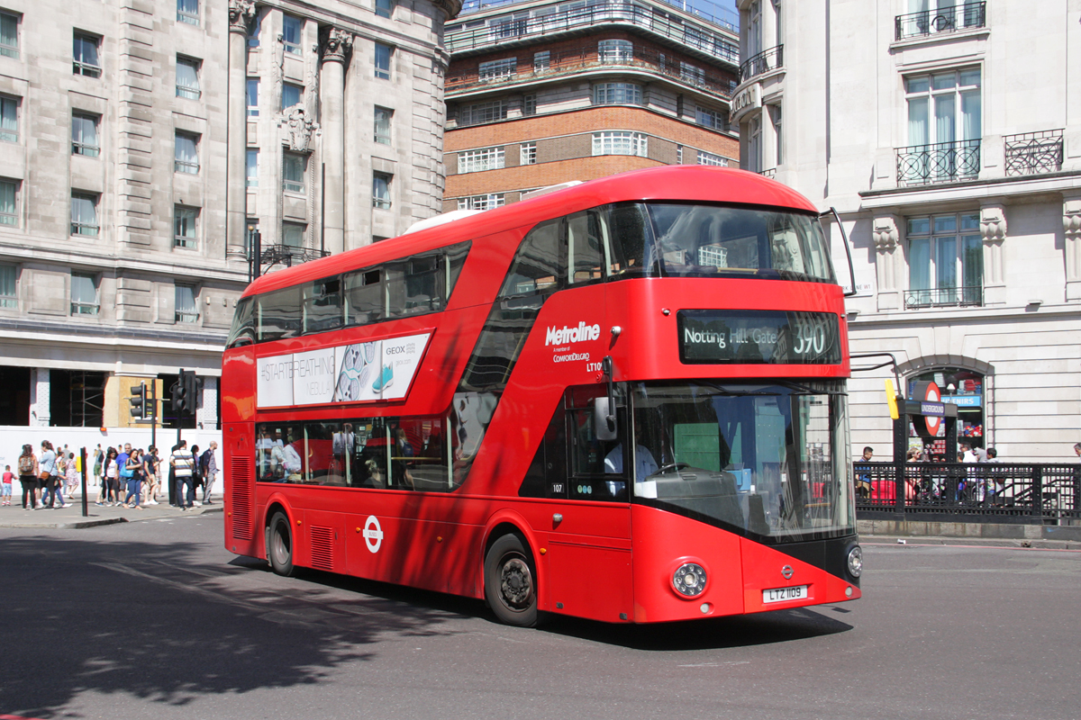 London, Wright New Bus for London # LT109