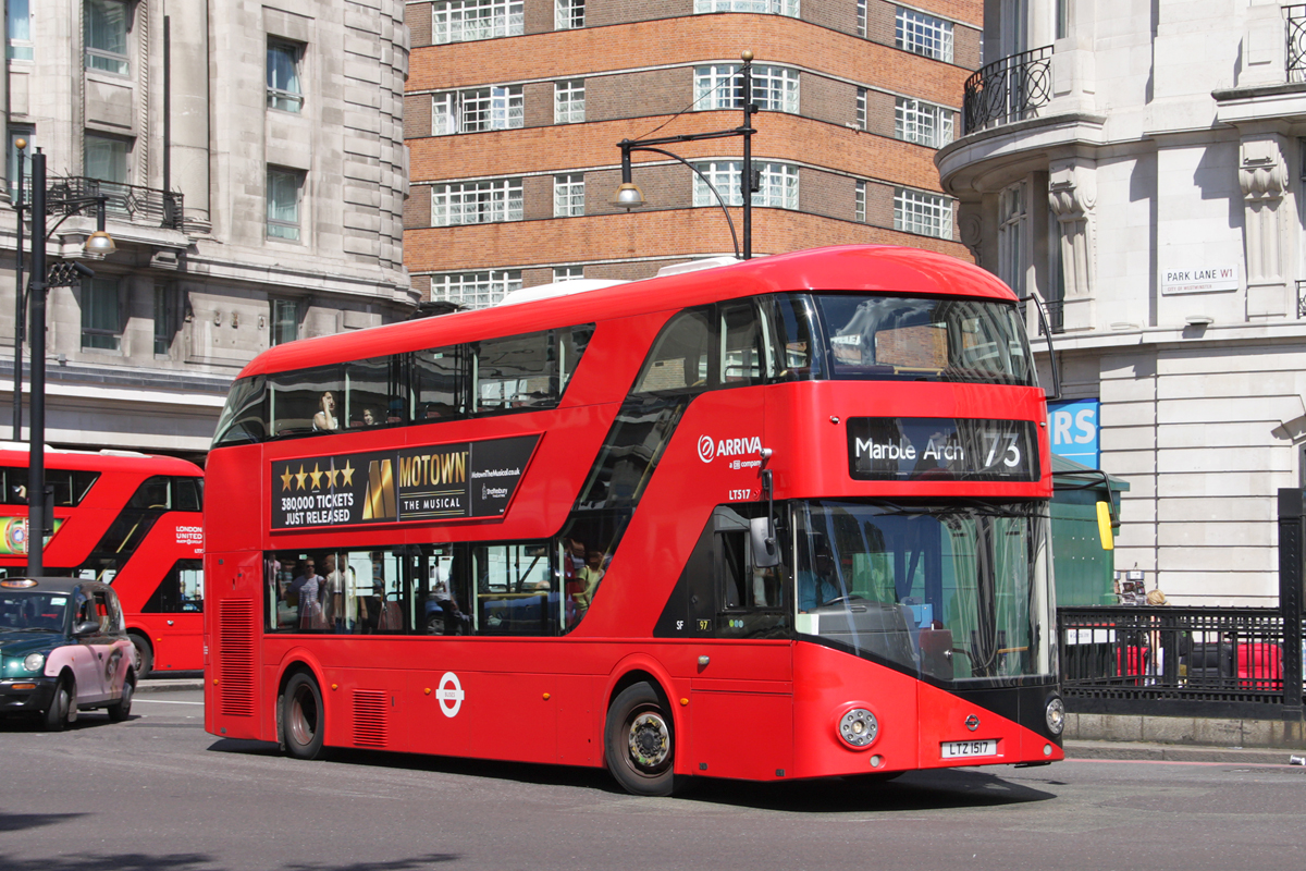 London, Wright New Bus for London # LT517