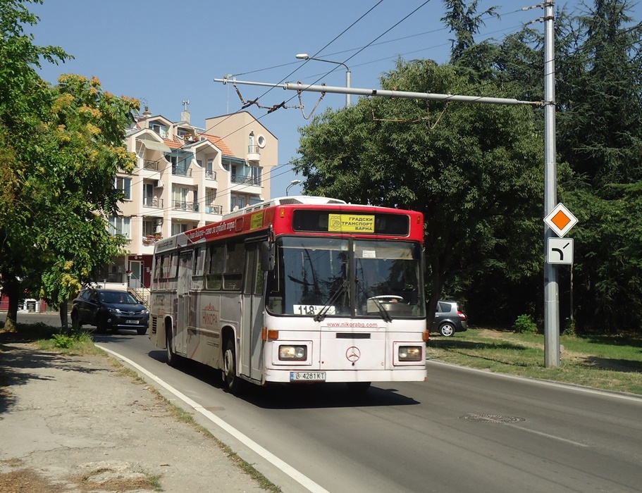 Варна, Merkavim (Mercedes-Benz O405) № 198