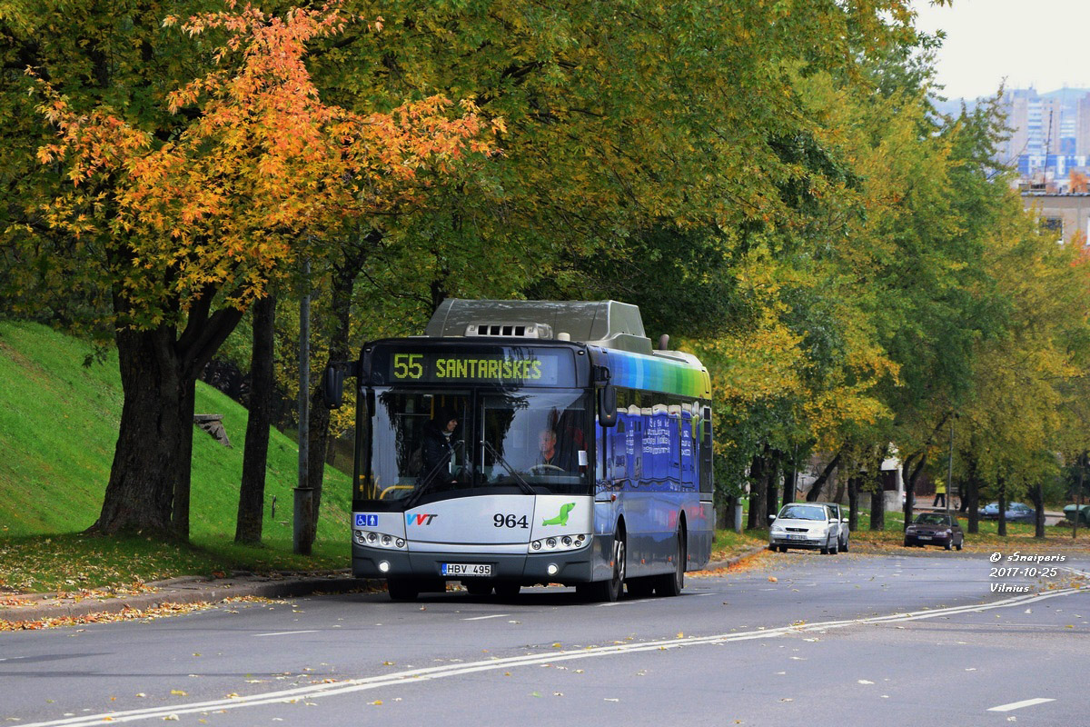 Vilnius, Solaris Urbino III 12 CNG No. 964