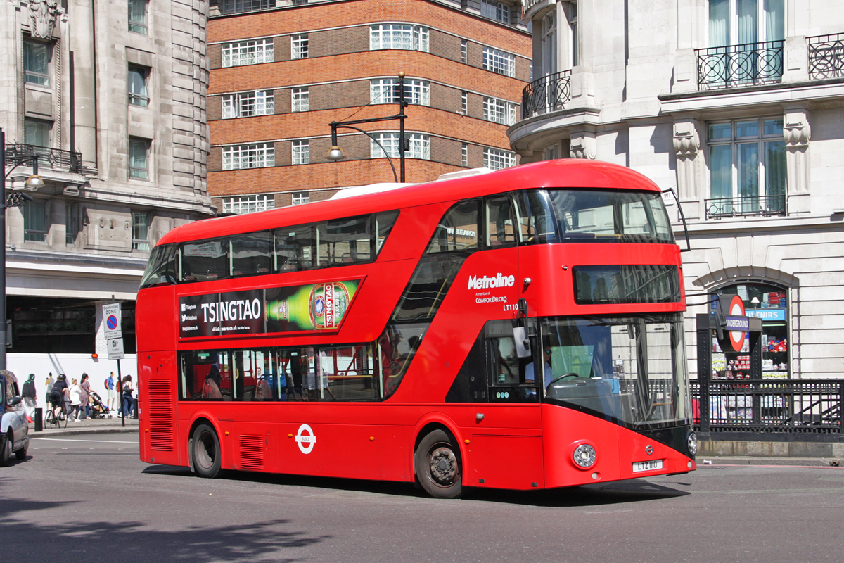 London, Wright New Bus for London # LT110