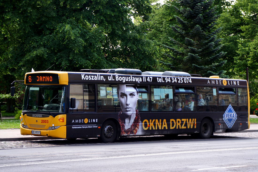 Koszalin, Scania OmniCity CN270UB 4x2EB №: 2003