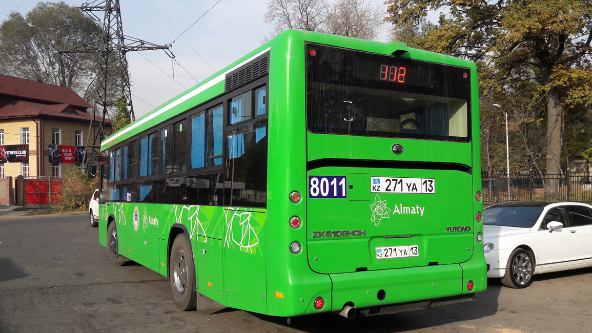 Almaty, Yutong ZK6108HGH № 8011