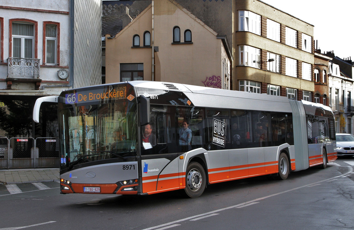 Bruxelles, Solaris Urbino IV 18 hybrid # 8971