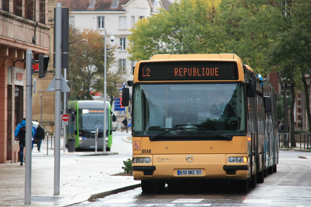 Metz, Irisbus Agora L № 0548