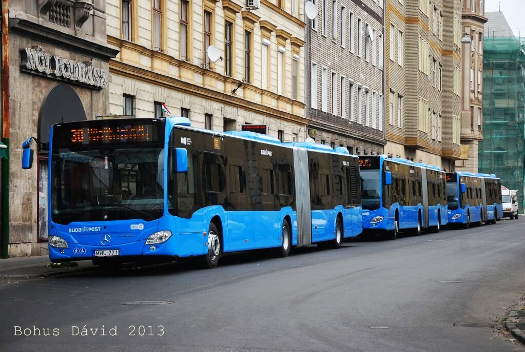 Budapest, Mercedes-Benz Citaro C2 G # MHU-771