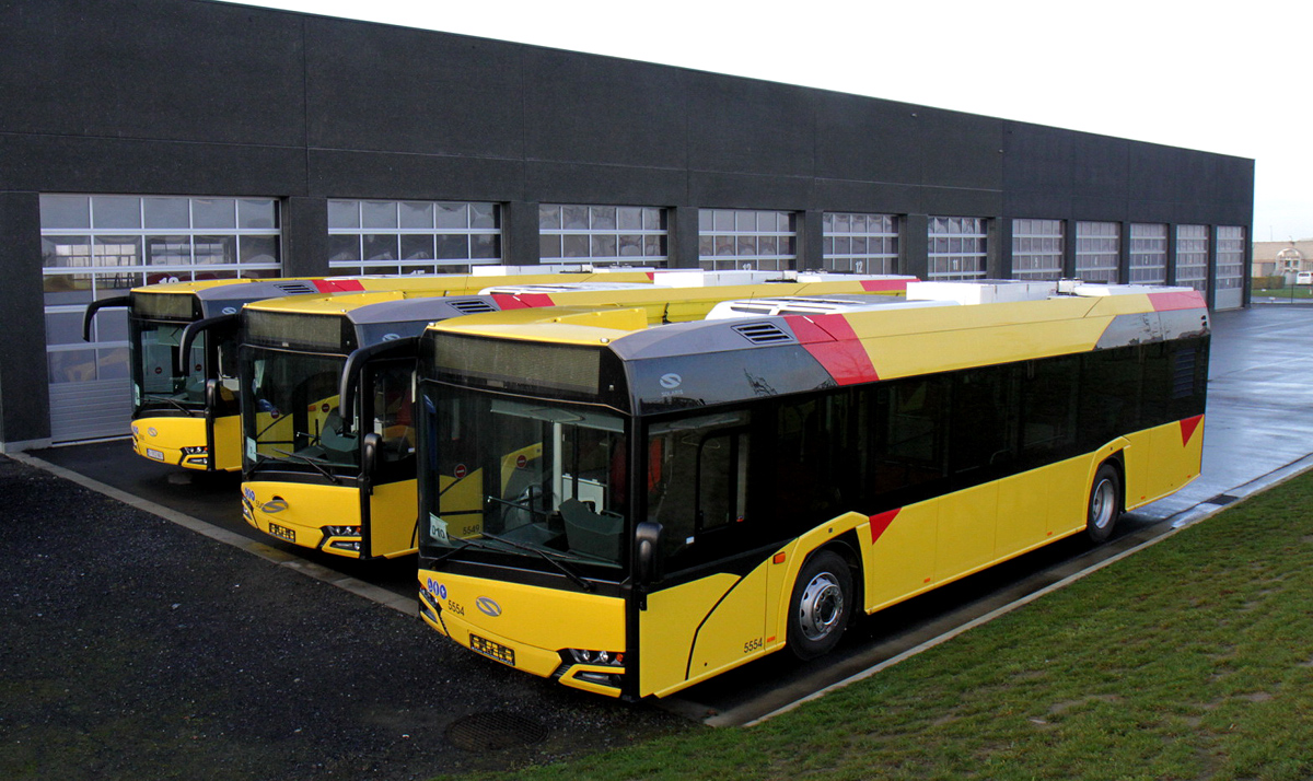 Liège, Solaris Urbino IV 12 hybrid No. 5554