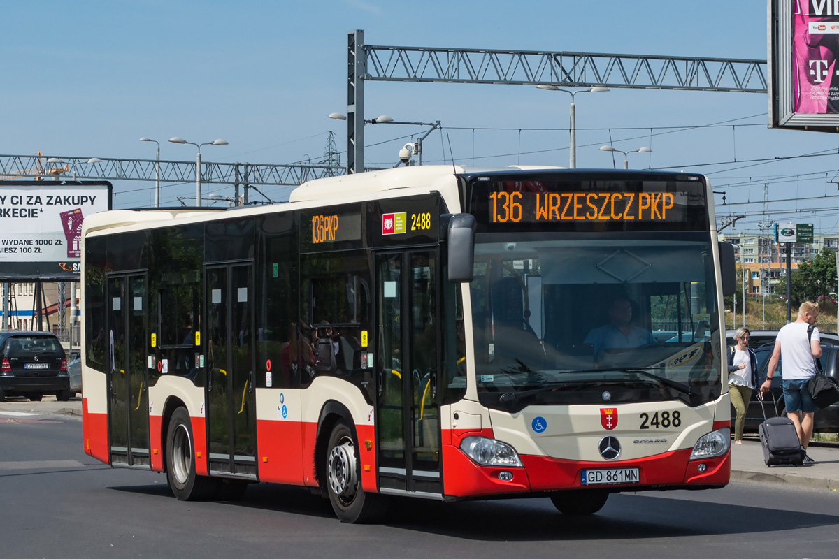Gdańsk, Mercedes-Benz Citaro C2 K č. 2488