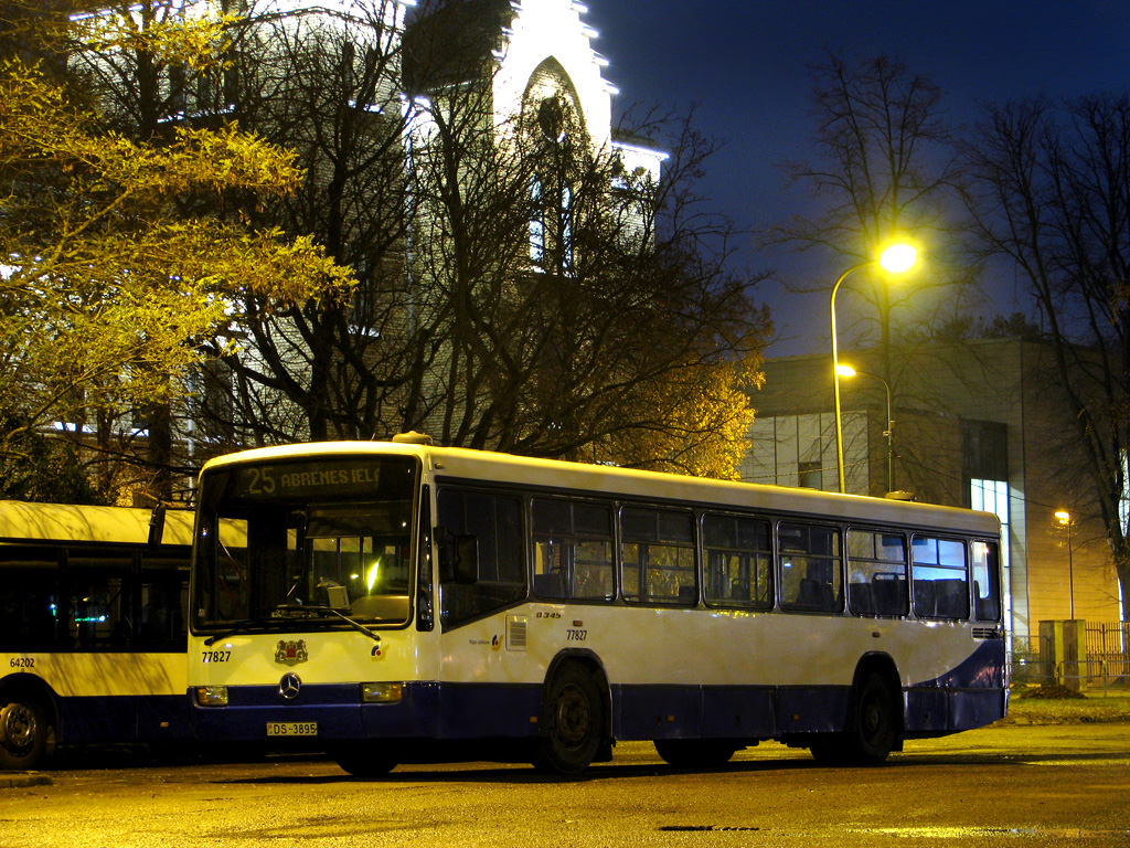 Riga, Mercedes-Benz O345 No. 77827