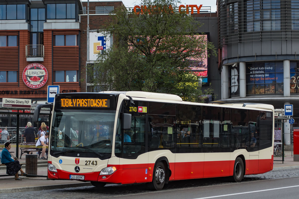 Gdańsk, Mercedes-Benz Citaro C2 # 2743