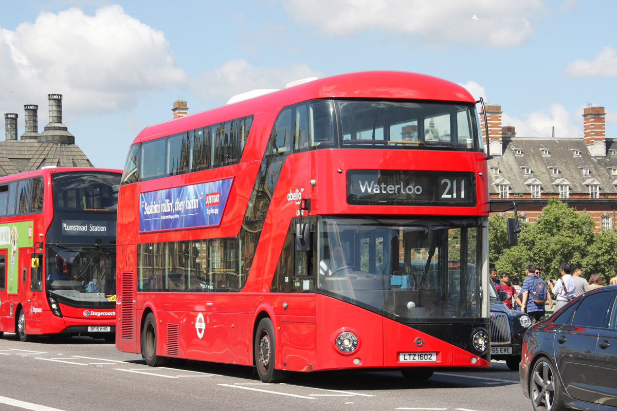 London, Wright New Bus for London # LT602