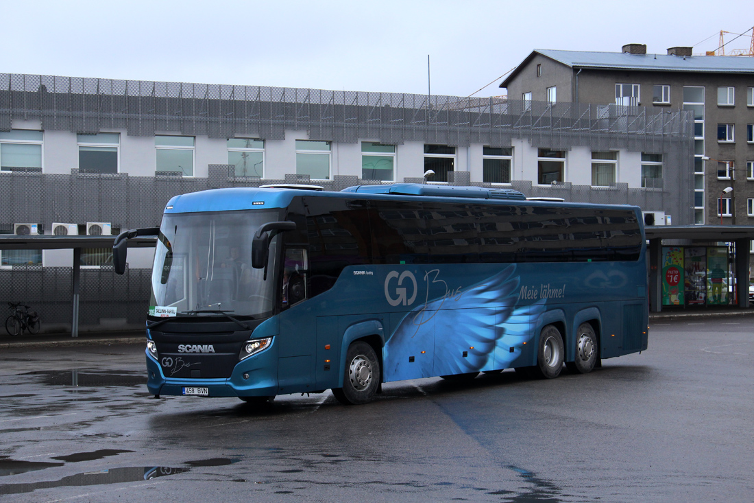 Таллин, Scania Touring HD (Higer A80T) № 458 BVN