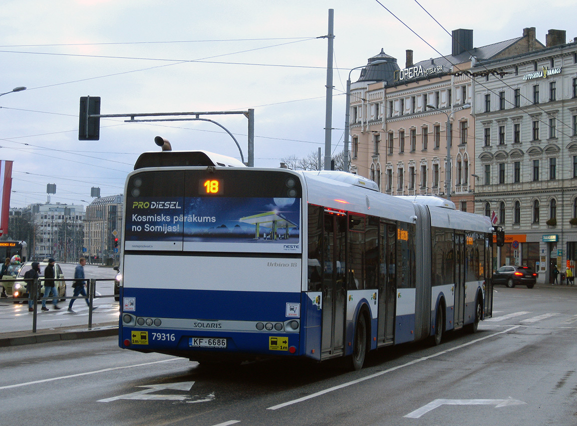 Riga, Solaris Urbino III 18 č. 79316