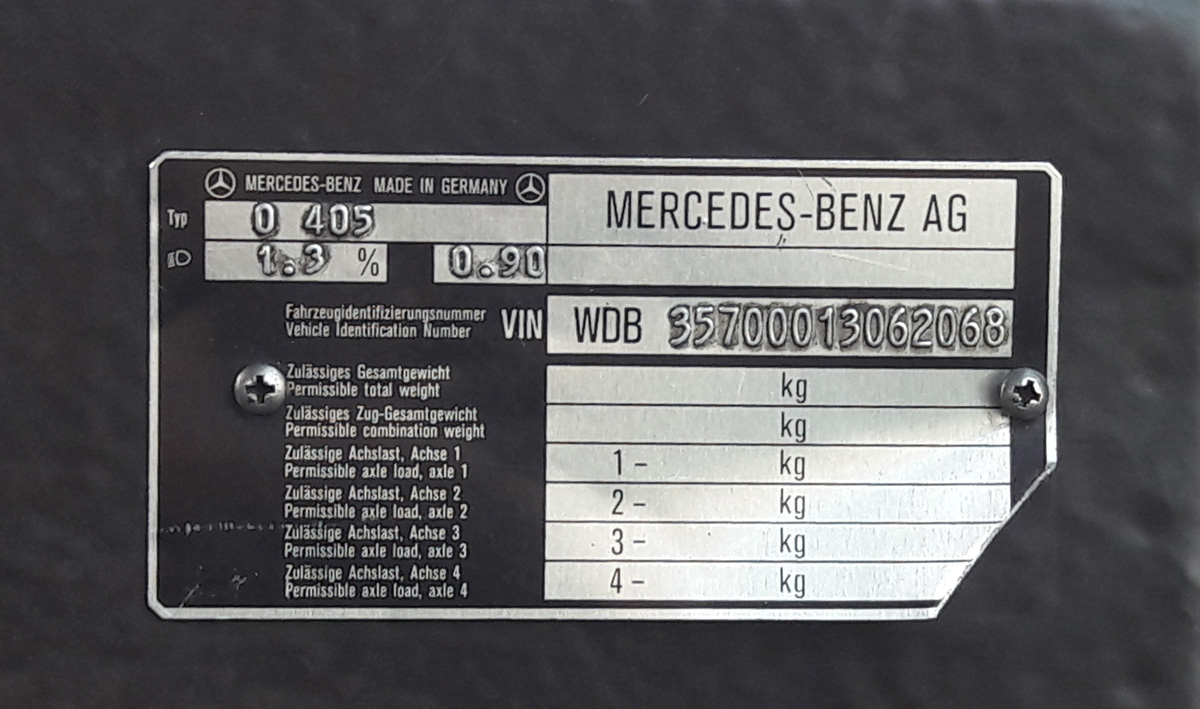 Ałmaty, Mercedes-Benz O405 # 264 VLA 05