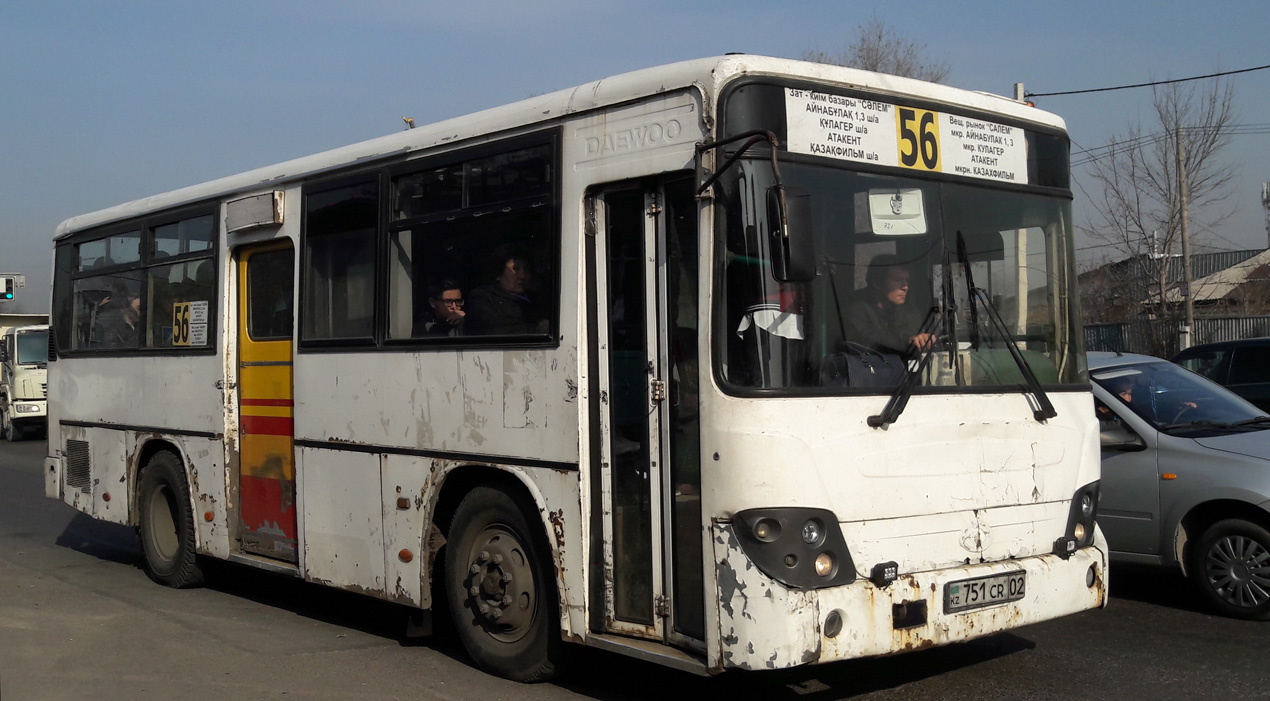 Almaty, Daewoo BS090 (СемАЗ) nr. 751 CR 02