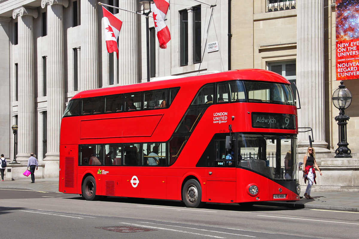 London, Wright New Bus for London # LT150