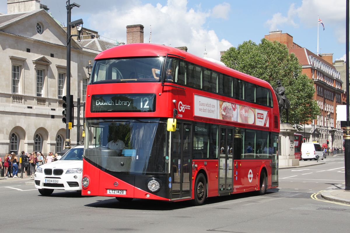 London, Wright New Bus for London # LT428