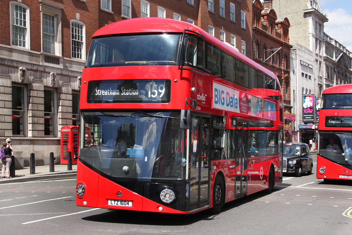 London, Wright New Bus for London # LT604