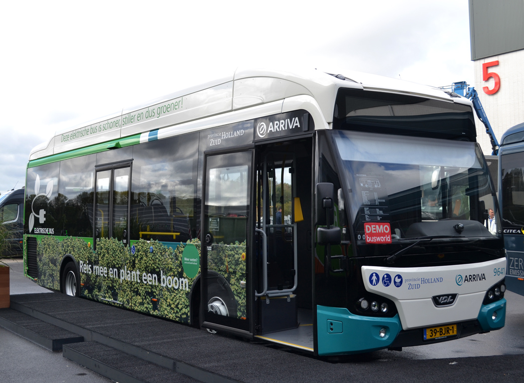 Dordrecht, VDL Citea LLE-99 Electric Nr. 9641; Kortrijk — Busworld 2017