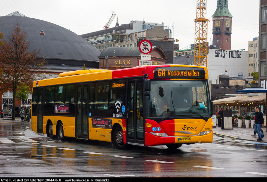 Copenhagen, Scania OmniLink CK280UB 6X2UB # 1098