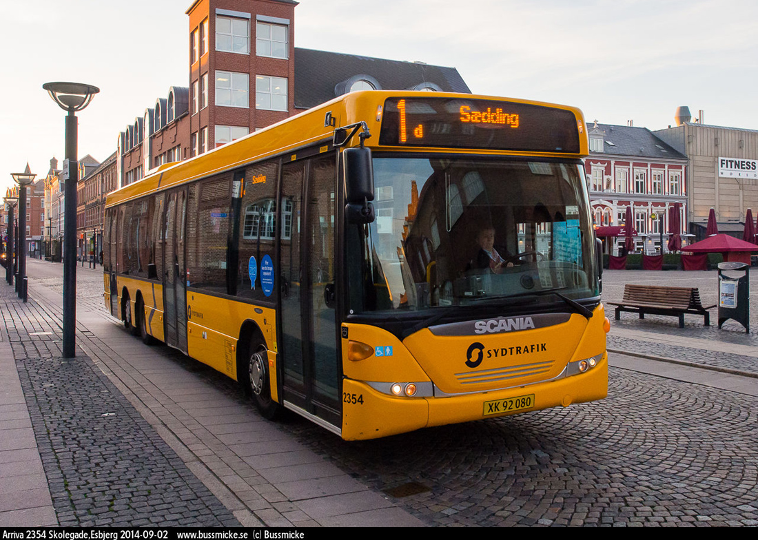 Esbjerg, Scania OmniLink CK280UB 6X2LB*4LB # 2354