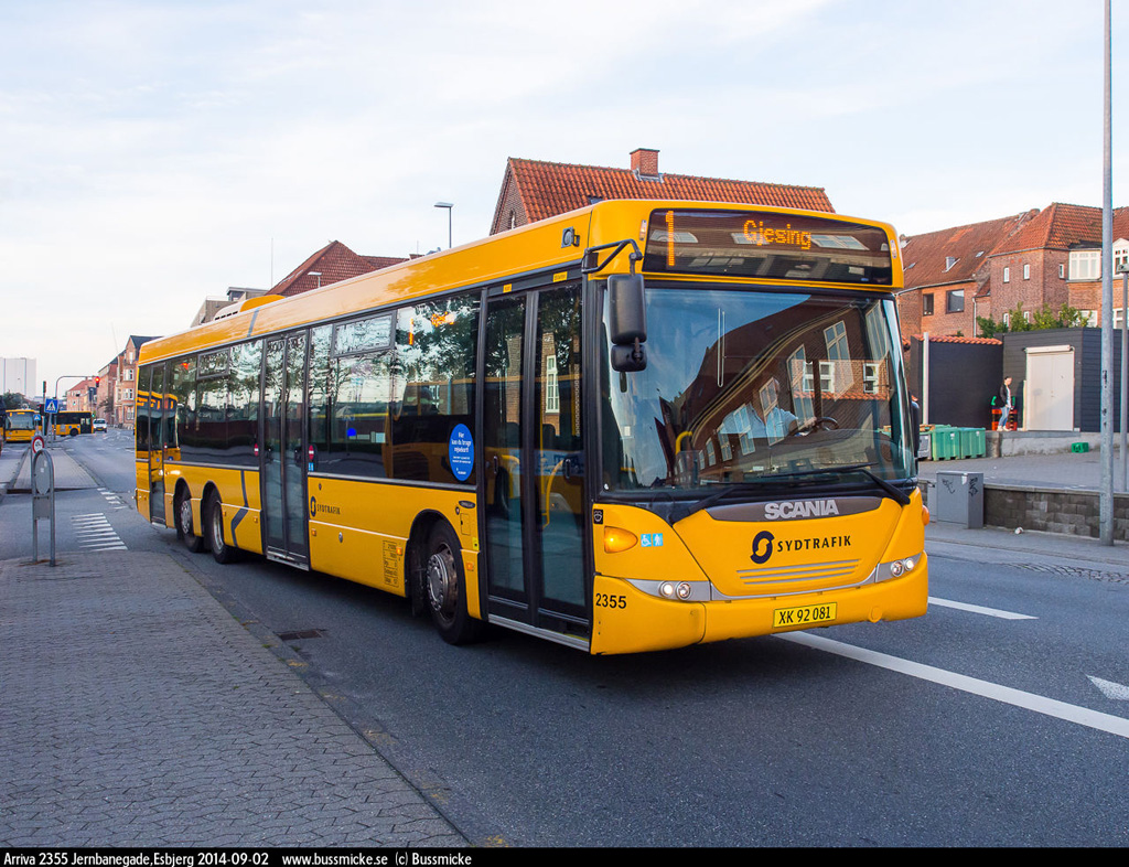 Esbjerg, Scania OmniLink CK280UB 6X2LB*4LB Nr. 2355