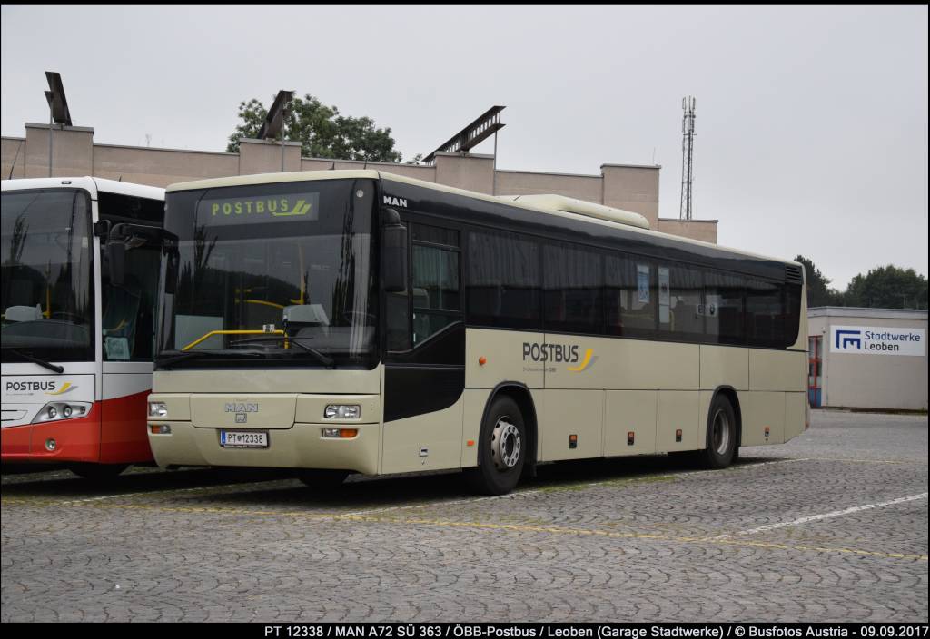 Kapfenberg, MAN A72 Lion's Classic SÜ363 No. 12338