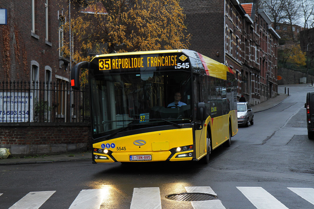 Liège, Solaris Urbino IV 12 hybrid # 5545