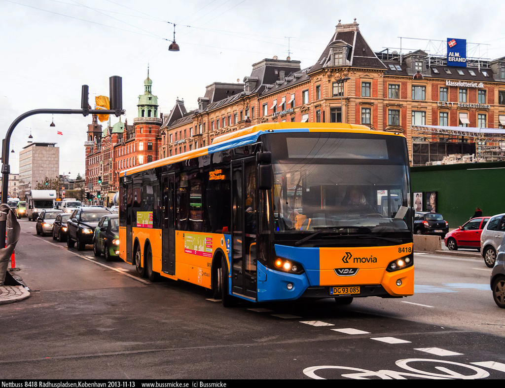 Copenhagen, VDL Citea XLE-137.360 # 8418