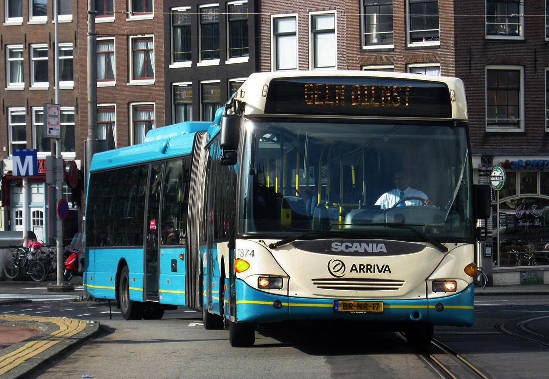 Haarlem, Scania OmniLink CL94UA 6x2LB # 7874