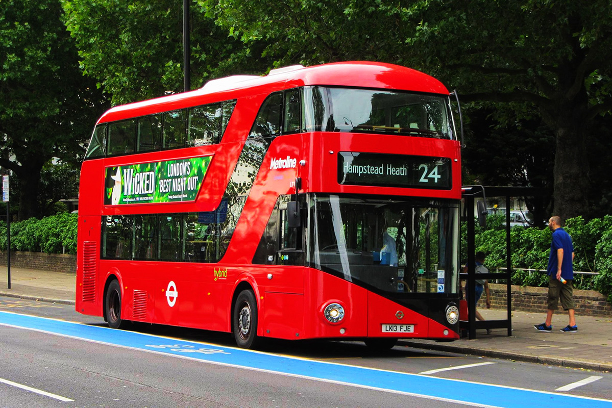 London, Wright New Bus for London # LT10