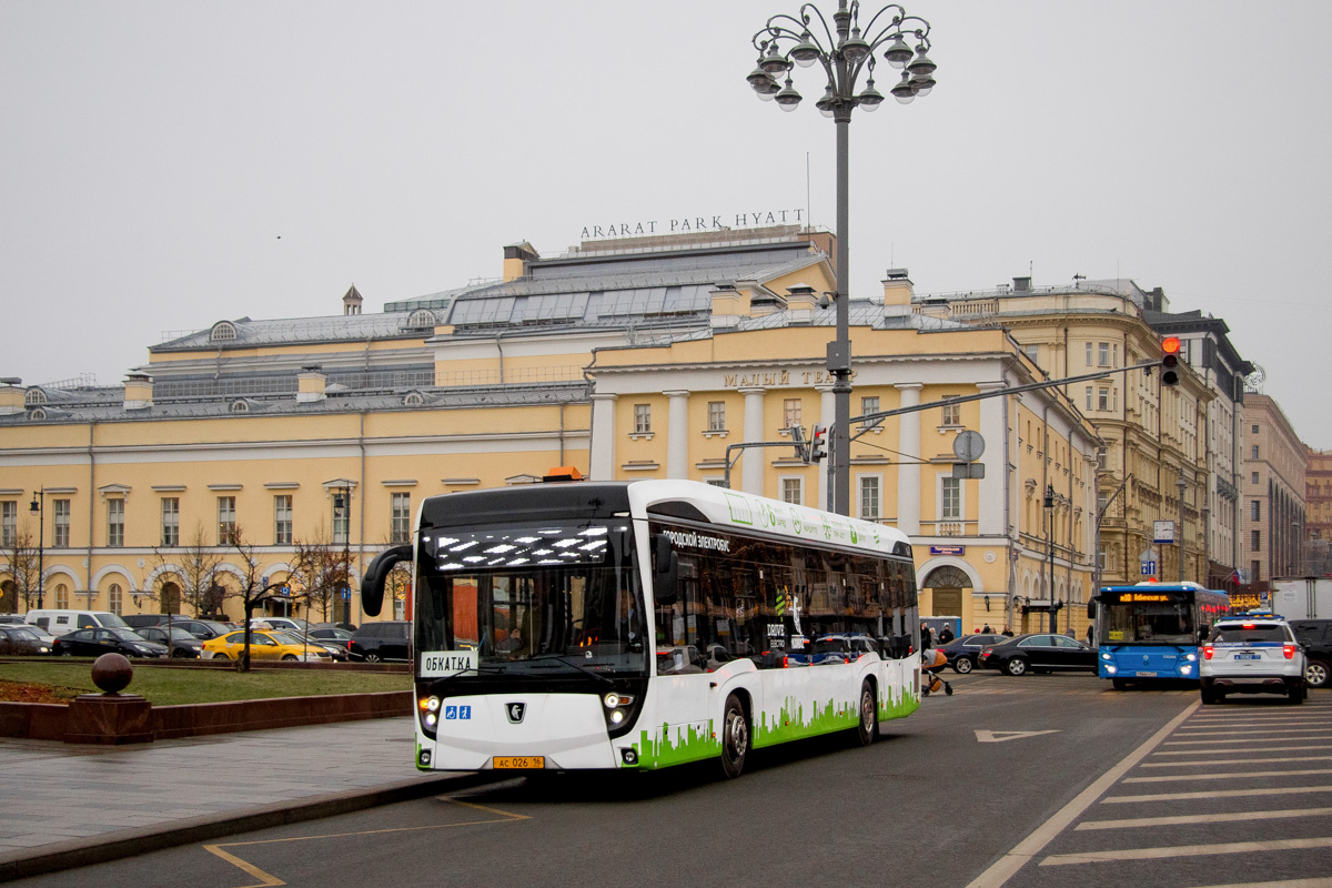 Москва, КамАЗ-6282 № АС 026 16; Москва — Электробусы испытания