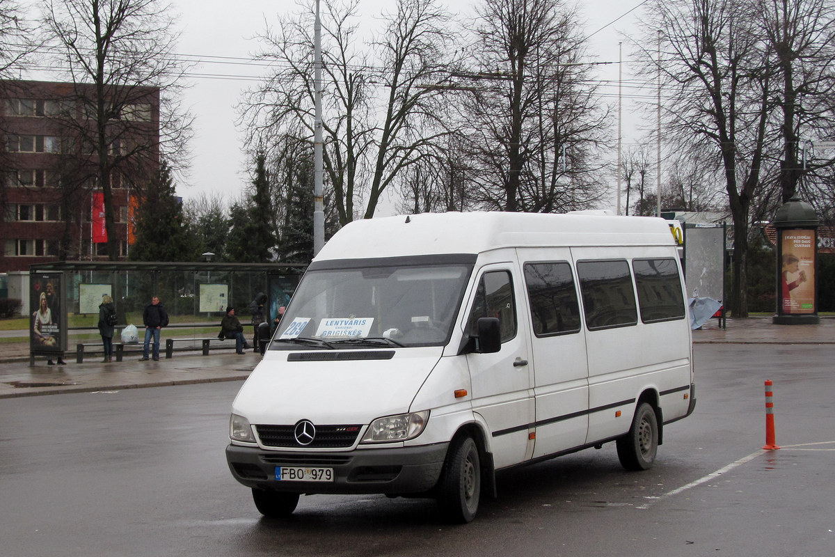 Vilnius, Mercedes-Benz Sprinter 311CDI No. FBO 979