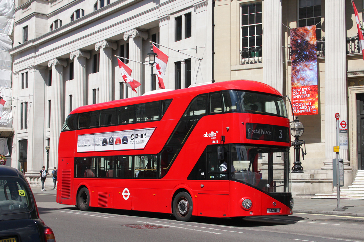 London, Wright New Bus for London # LT611