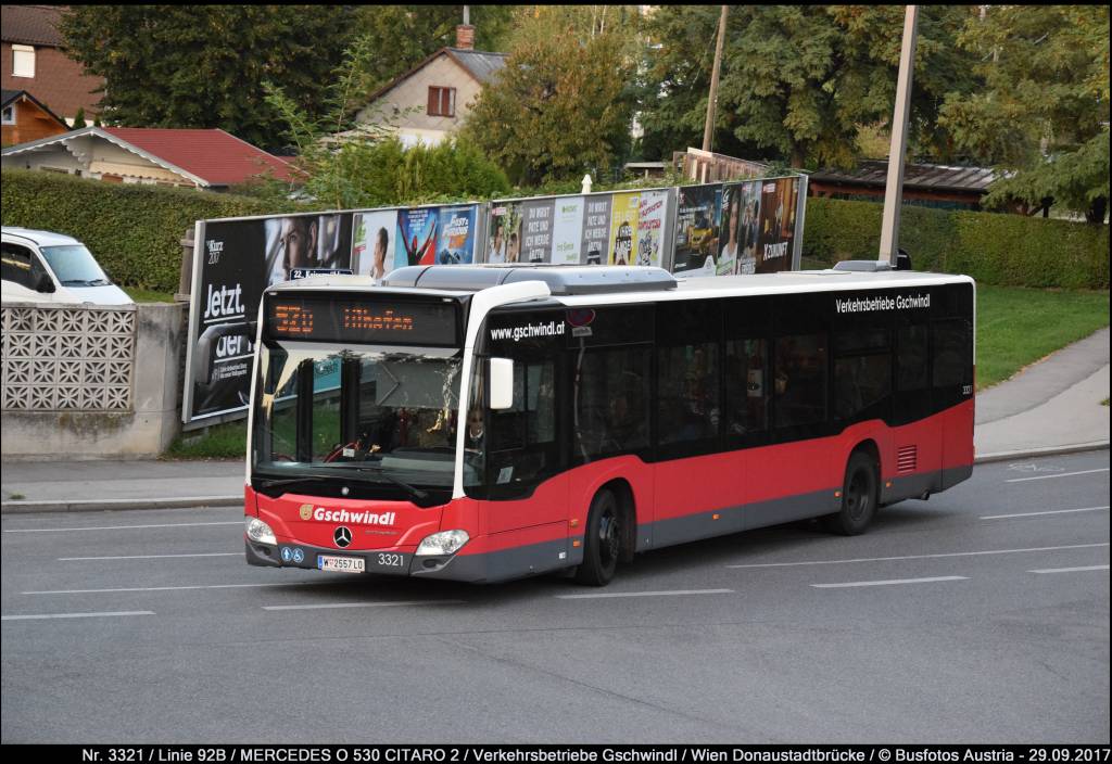 Wien, Mercedes-Benz Citaro C2 č. 3321