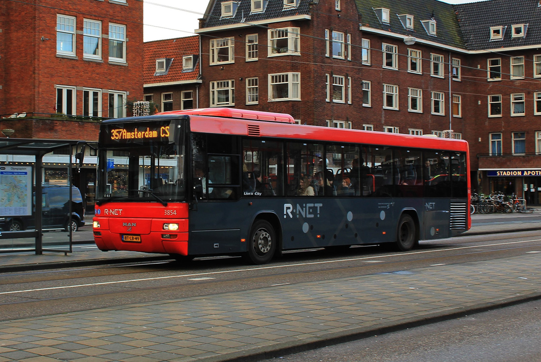 Amsterdam, MAN A78 Lion's City T EL263 nr. 3854