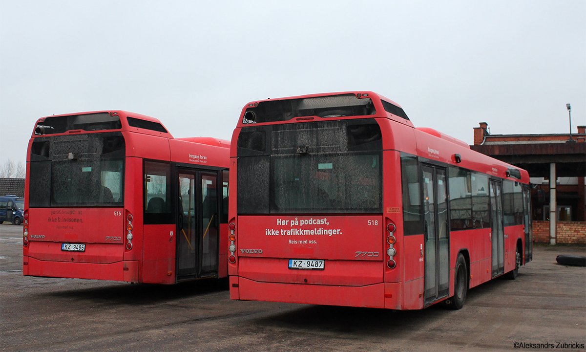 Daugavpils, Volvo 7700 nr. 342; Daugavpils, Volvo 7700 nr. 343
